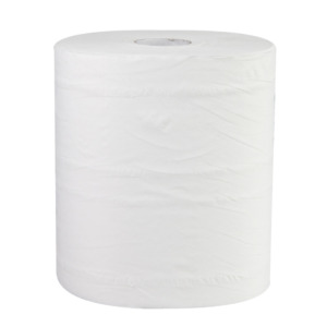 Putzrollen weiss midi, 2 lagig - bomashop Verbrauchsmaterialien