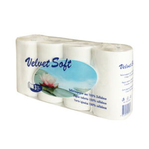 Toilettenpapier VelvetSoft - bomashop Verbrauchsmaterialien